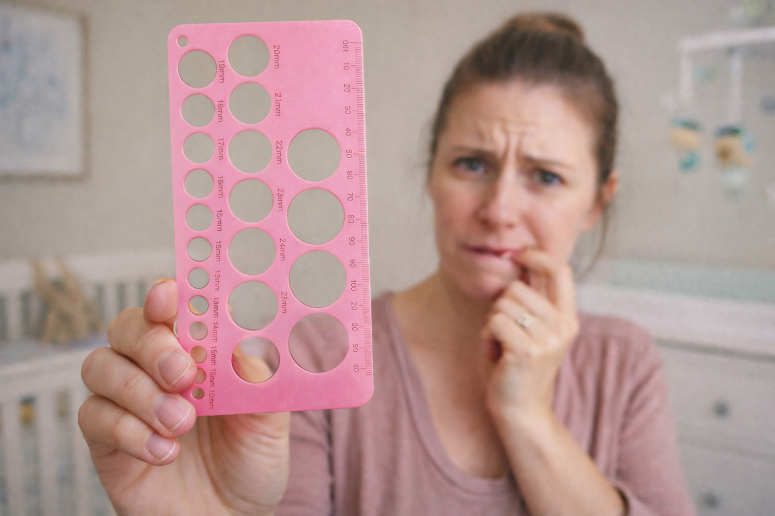 Como medir o teu mamilo para saberes qual o tamanho de copa da bomba de leite de que precisas?