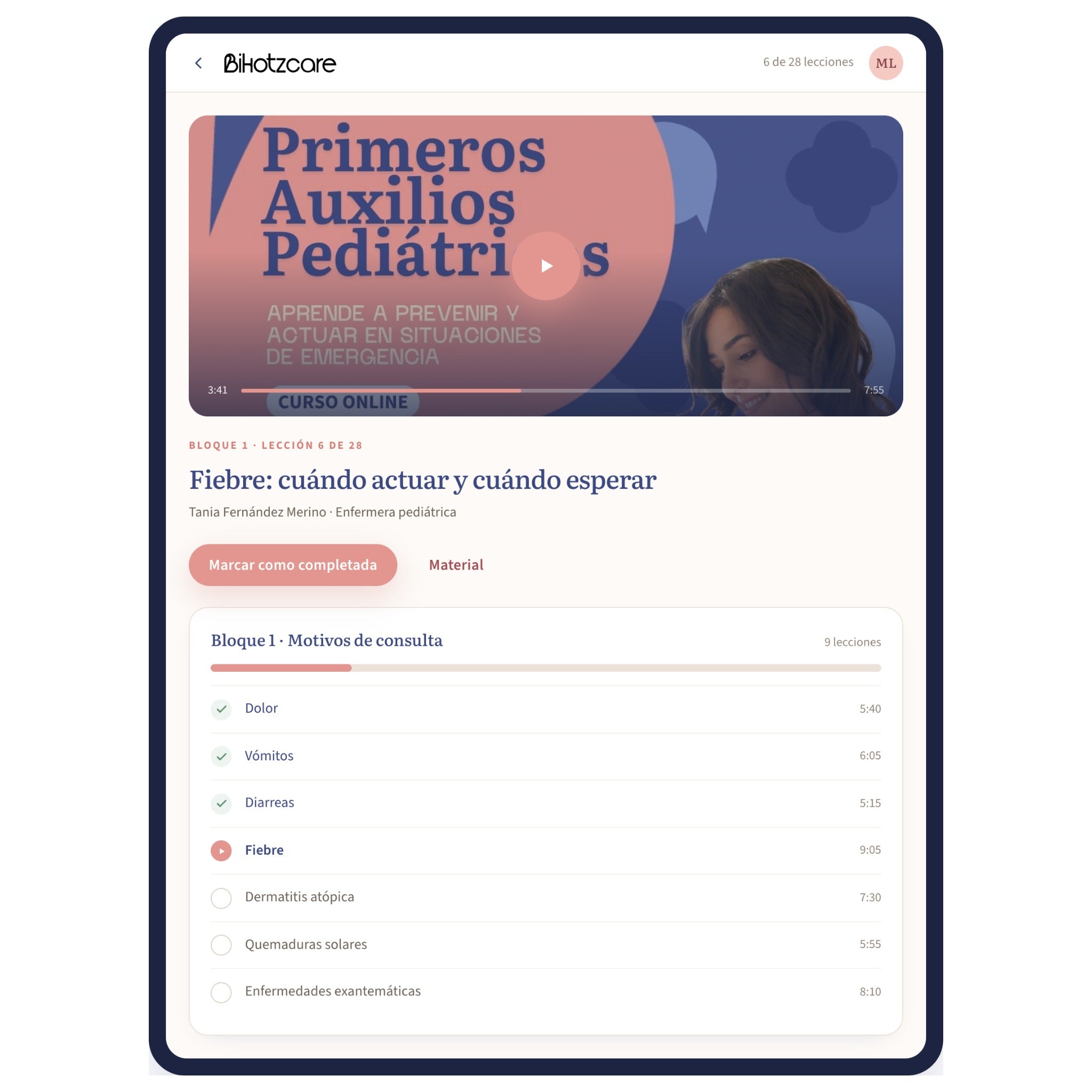 Curso Primeros Auxilios Pediátricos