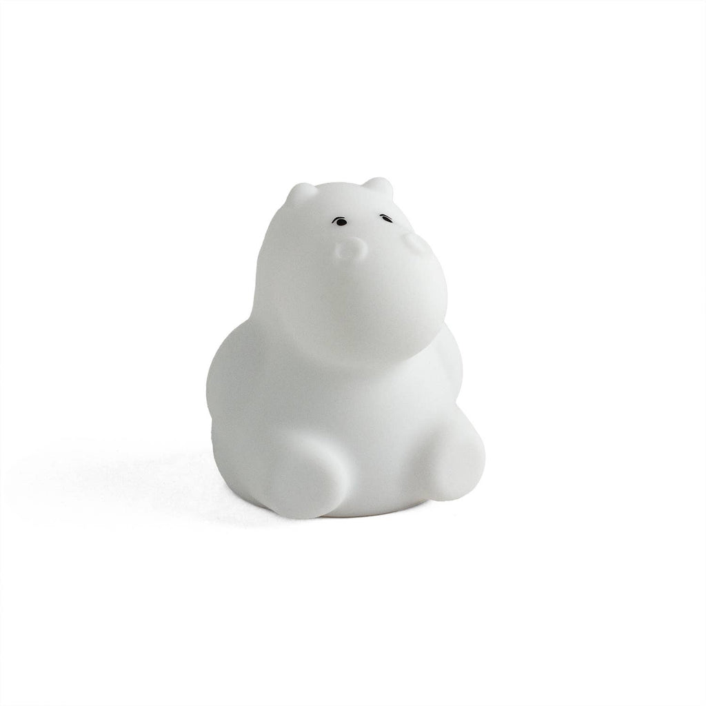 Luce notturna per bambini "Mini Ippopotamo" in morbido silicone