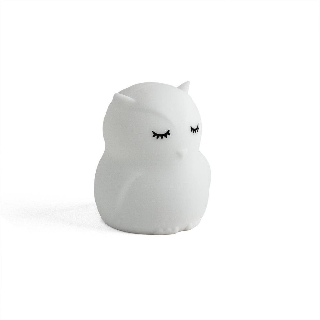 Luz Nocturna Infantil Mini Búho de Silicona Suave
