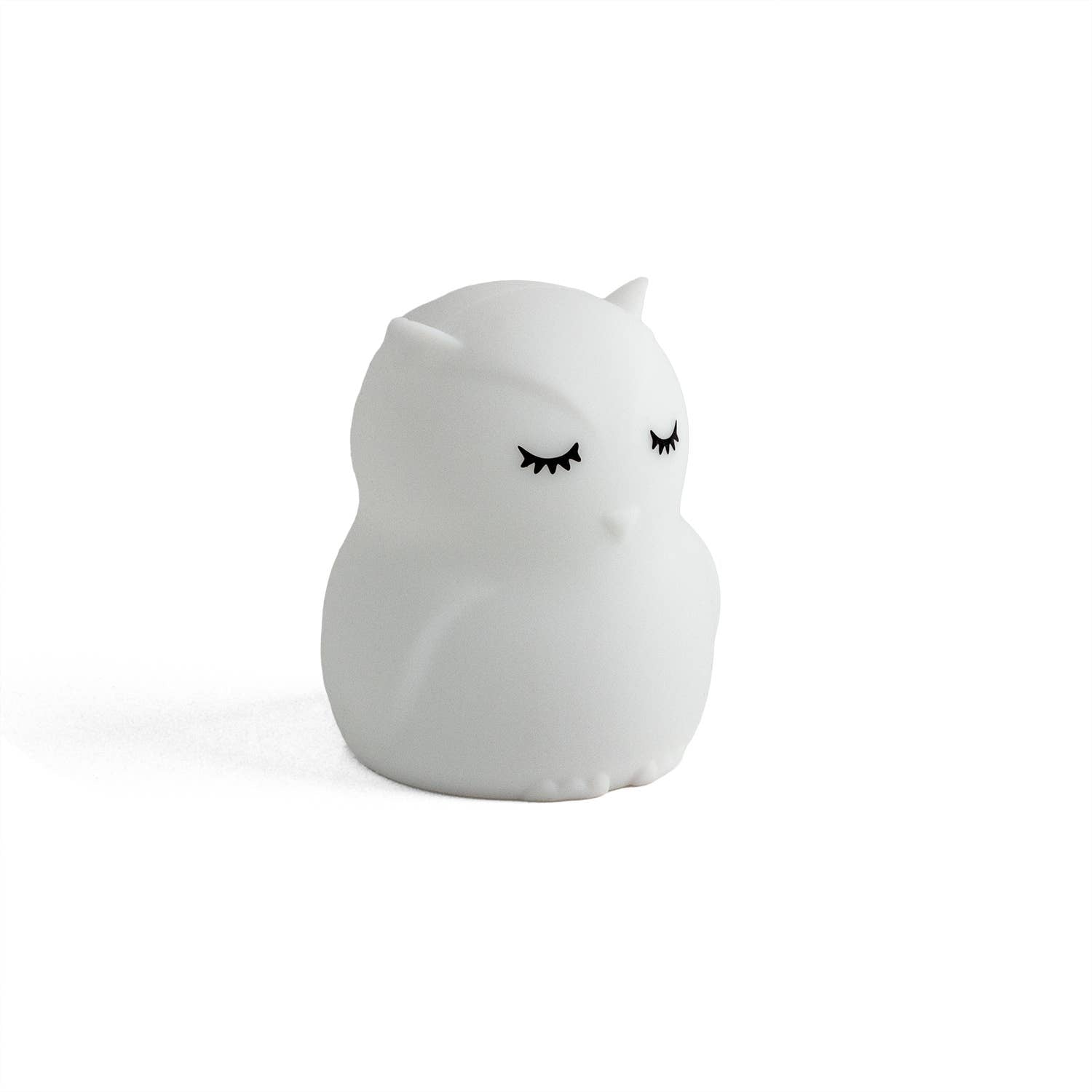 Luz Nocturna Infantil Mini Búho de Silicona Suave