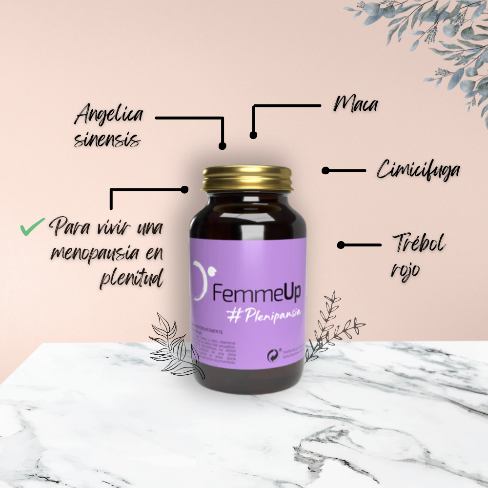 Integratore per la menopausa | Vampate di calore, umore e benessere | FemmeUp Plenipausia
