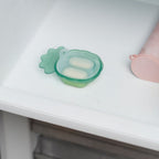 Alimentador anti-ahogo y mordedor flor con cubitera de HAAKAA