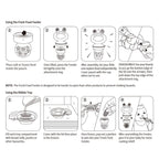 Alimentador anti-ahogo y mordedor con cubitera de HAAKAA