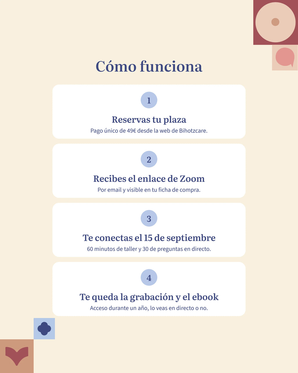 Taller en directo · Sueño autónomo y reset de rutinas