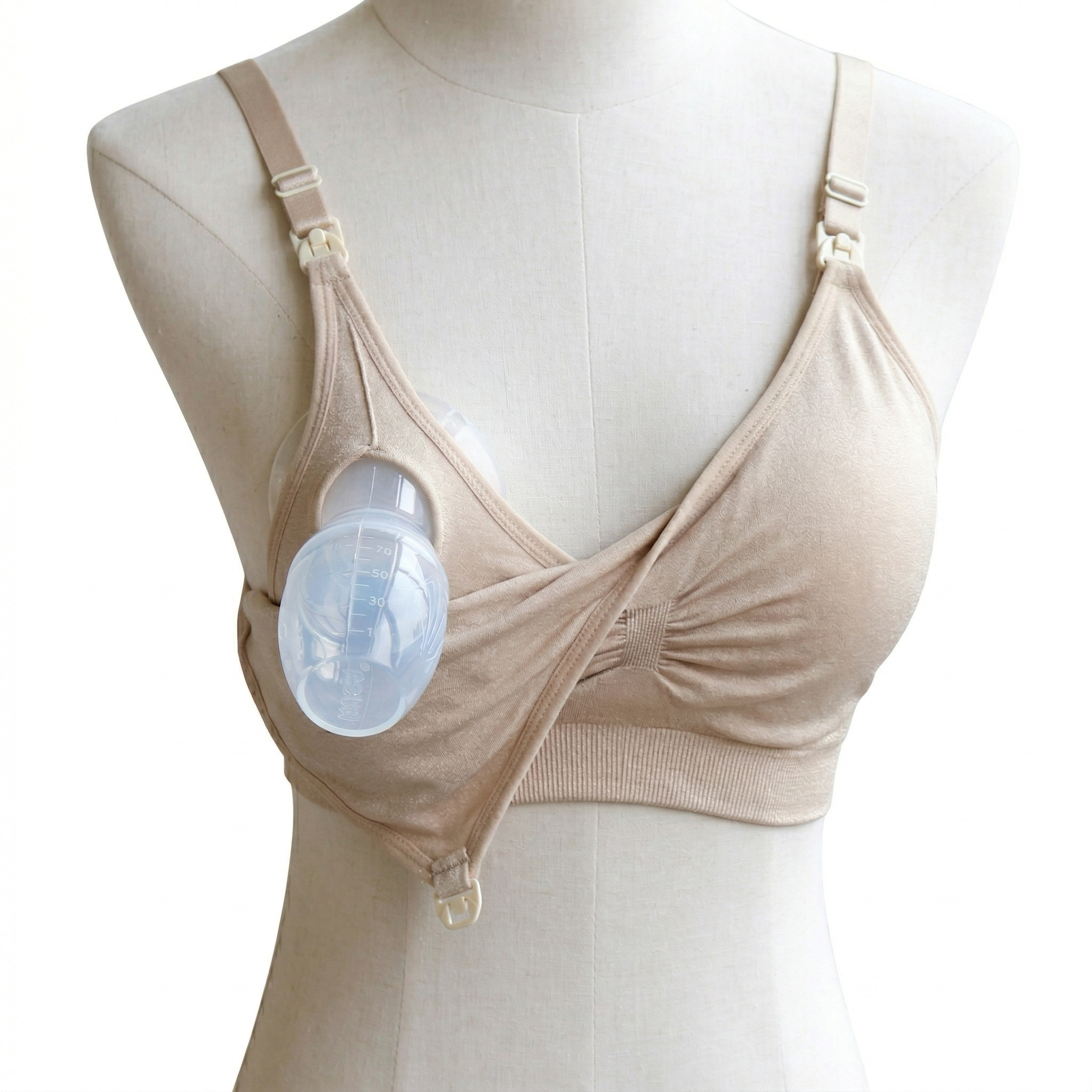 Sujetador de Lactancia Manos Libres Haakaa | Compatible con Sacaleches Eléctricos y Manuales