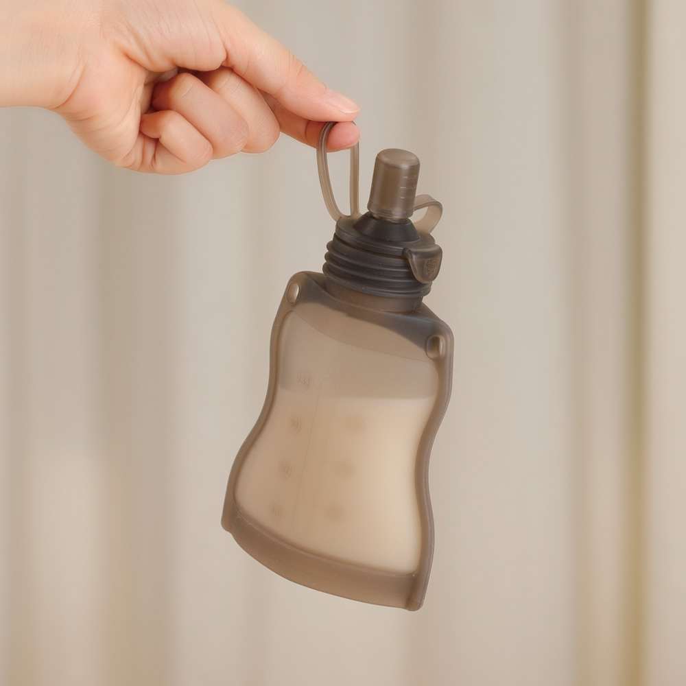 Conjunto de bolsa de armazenamento + bocal com fluxo regulável