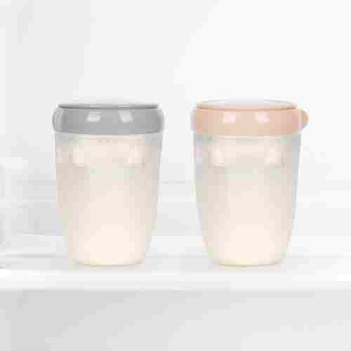 SET Raccoglitore di latte HAAKAA smontabile + Tappi in silicone