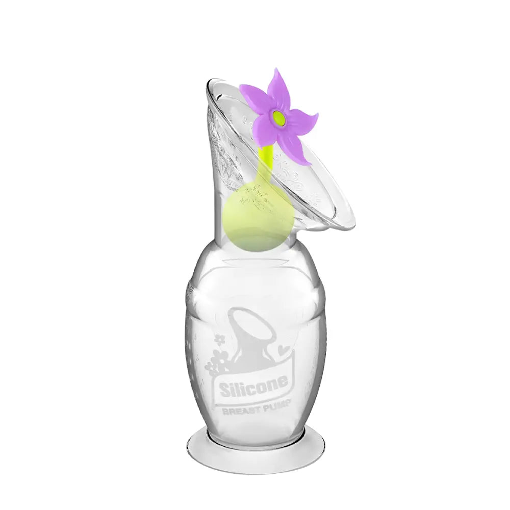 Conjunto de recolha de leite HAAKAA + Tampa Flor