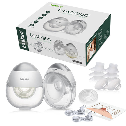 Sacaleches eléctrico portátil E-Ladybug · Pack de 2