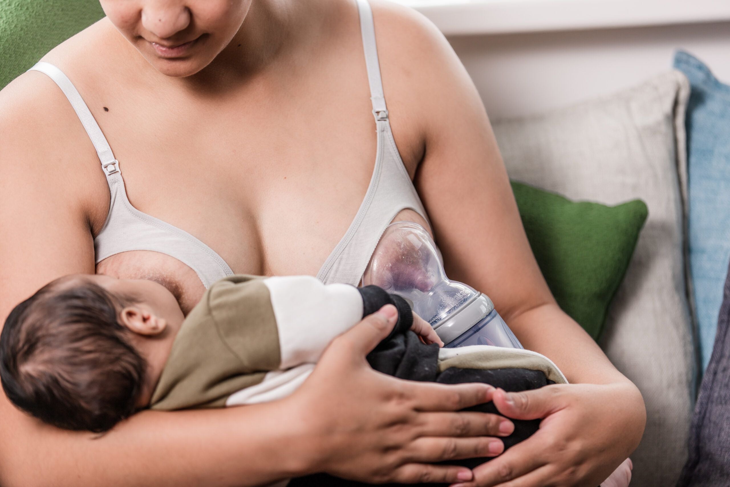 SET Raccoglitore di latte HAAKAA smontabile + Tappi in silicone