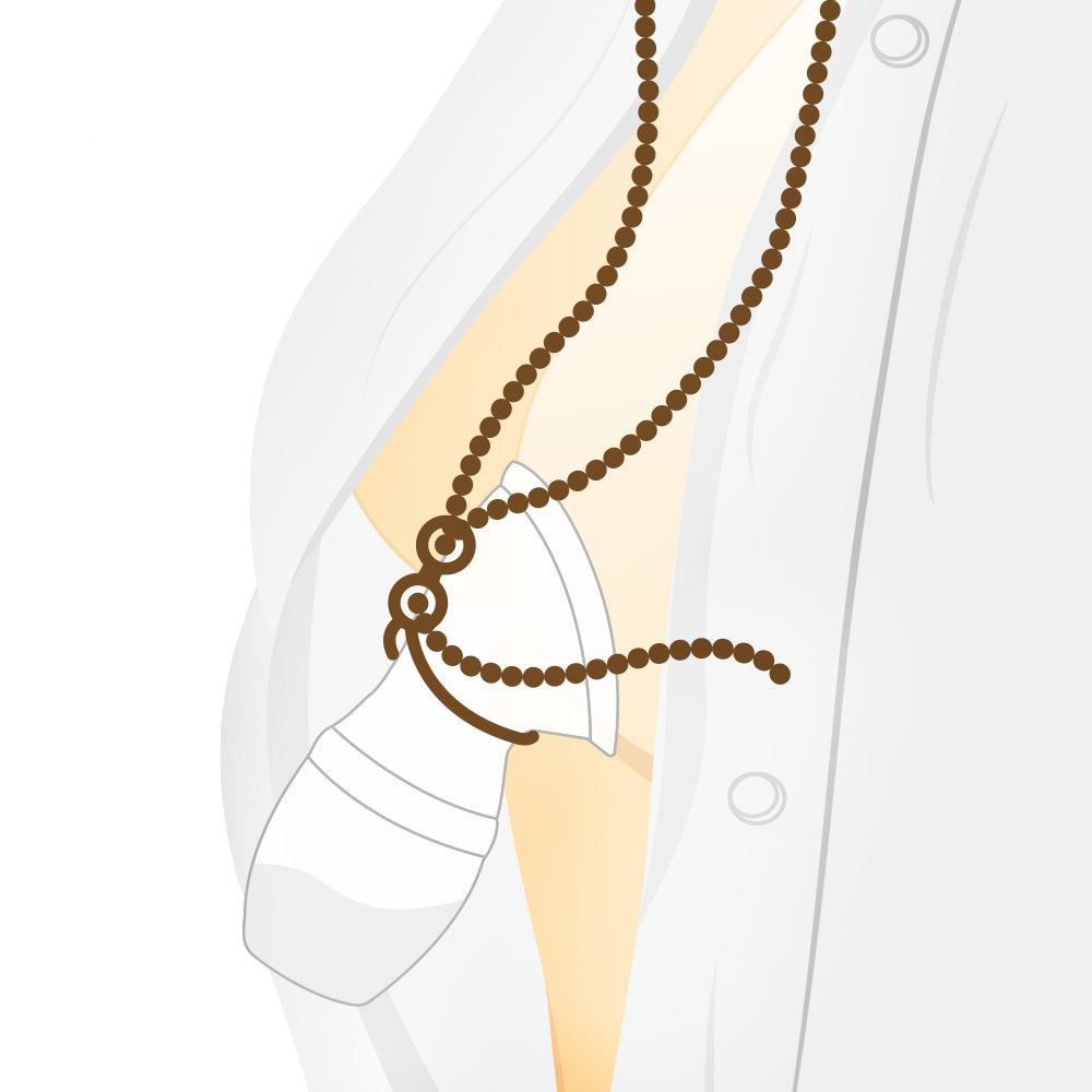 Conjunto de coletor de leite HAAKAA + Alça de silicone