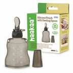 Bolsa de silicona de almacenamiento con cuchara