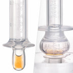 Dispensador/dosificador de líquido y medicamento de silicona