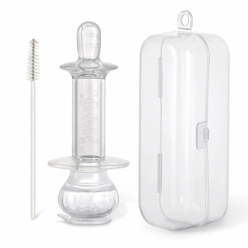 Dispensador/dosificador de líquido y medicamento de silicona