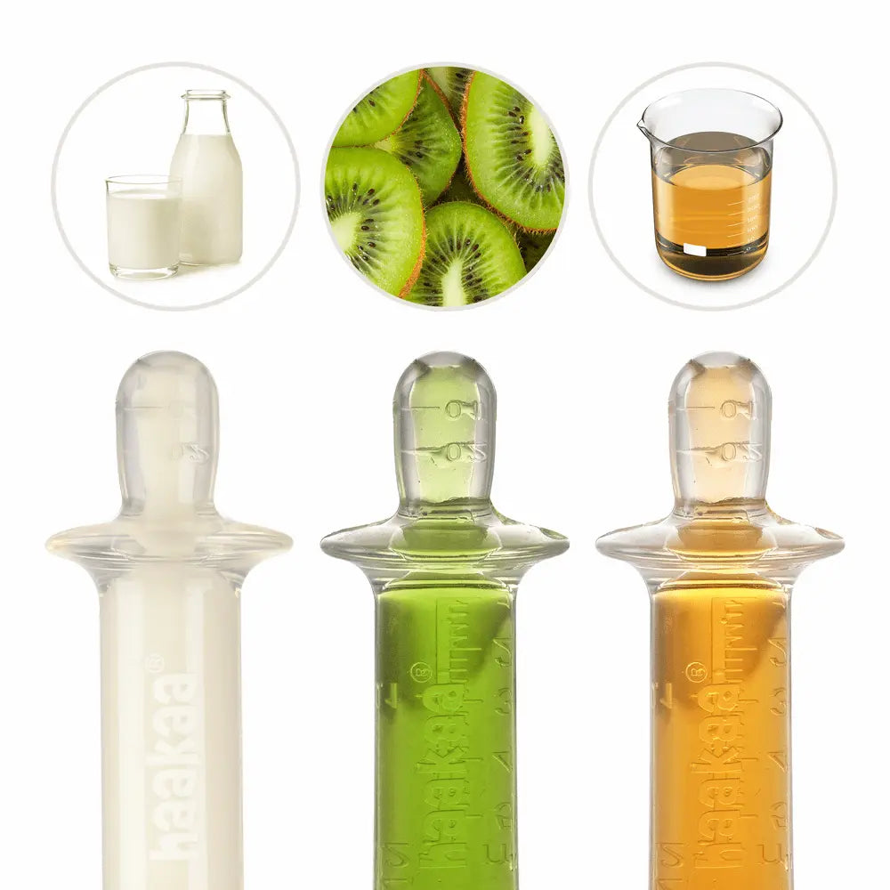 Dispensador/dosificador de líquido y medicamento de silicona