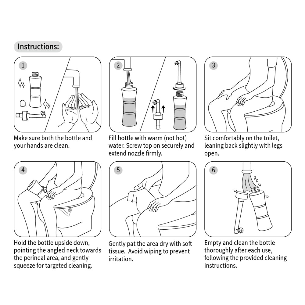 Flacone Pericleanse Haakaa – Igiene intima post-parto delicata e sicura