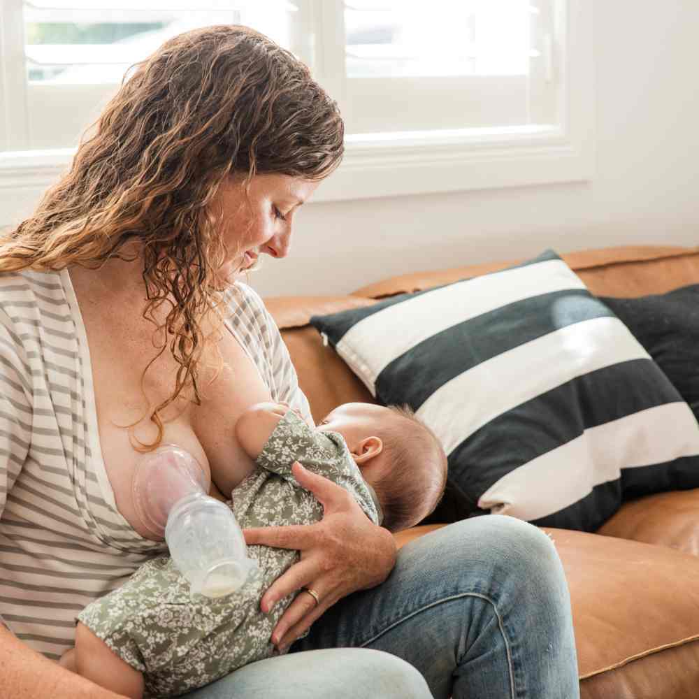 Recolector de leche HAAKAA con BASE DE SUCCIÓN