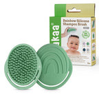 Spazzola in silicone per il cuoio capelluto dei neonati – Massaggiatore e detergente con shampoo delicato per neonati