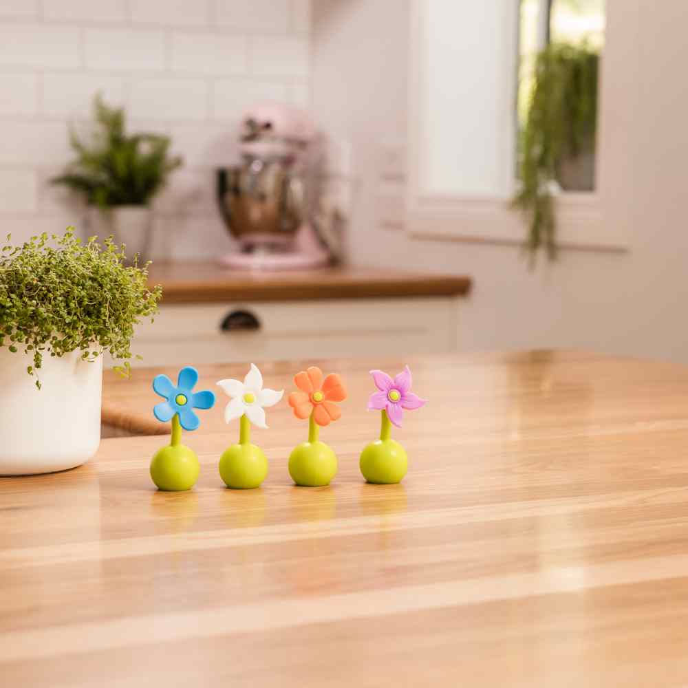 Tampa de silicone em forma de flor da HAAKAA