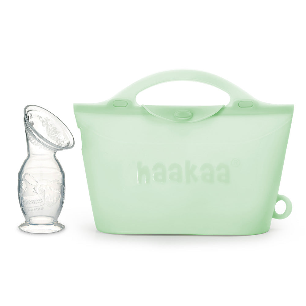 Bolsa Esterilizadora y Vaporera Reutilizable Haakaa – Silicona de Grado Alimentario