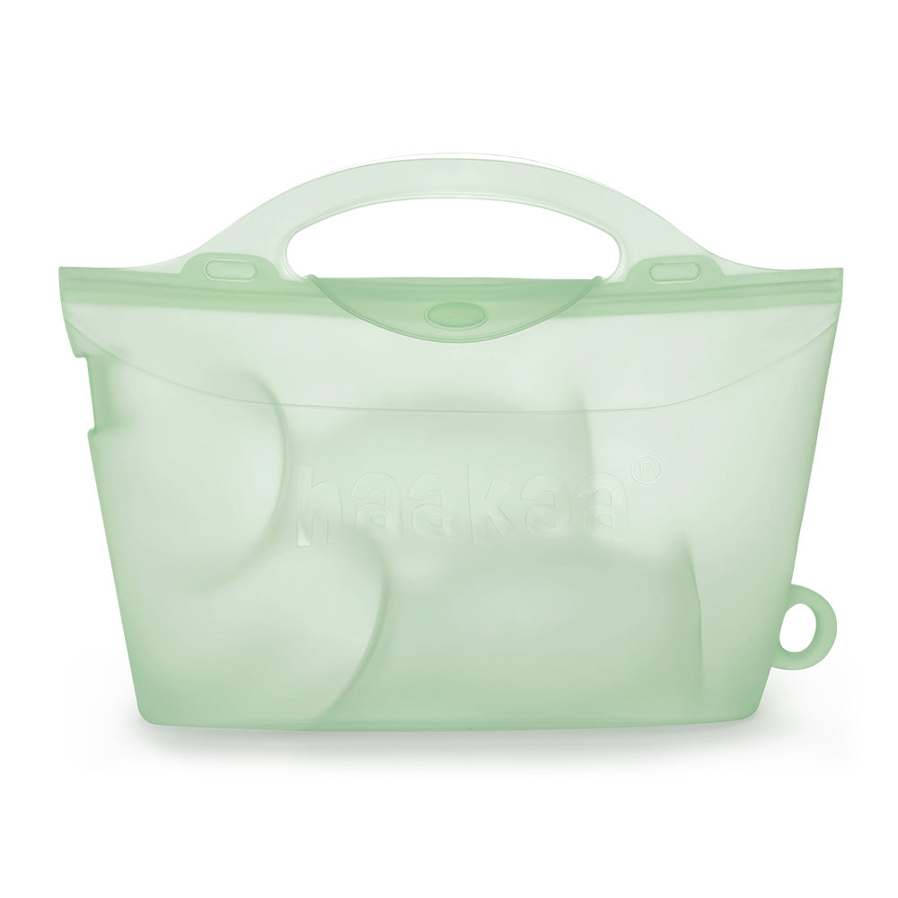 Bolsa Esterilizadora y Vaporera Reutilizable Haakaa – Silicona de Grado Alimentario
