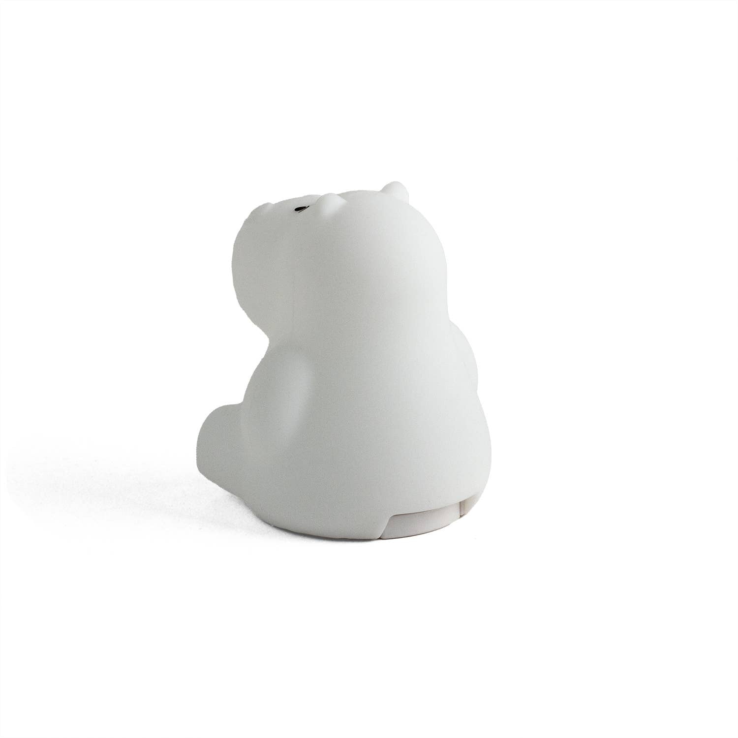 Luce notturna per bambini "Mini Ippopotamo" in morbido silicone