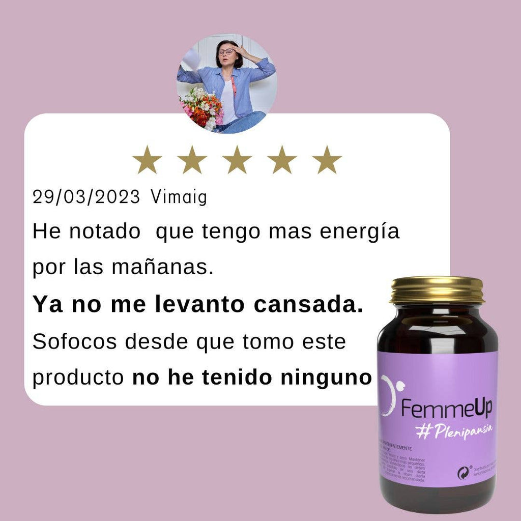 Integratore per la menopausa | Vampate di calore, umore e benessere | FemmeUp Plenipausia